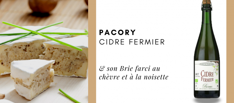 Accord mets et vin : Brie farci au chèvre et à la noisette 